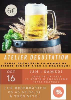 Affiche ateliers dégustation